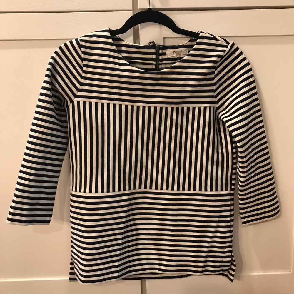 Madewell Women's Gallerist Ponte Striped Top XS - like new!
